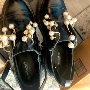 Size 9 JeffreyCampbell embellished loafers